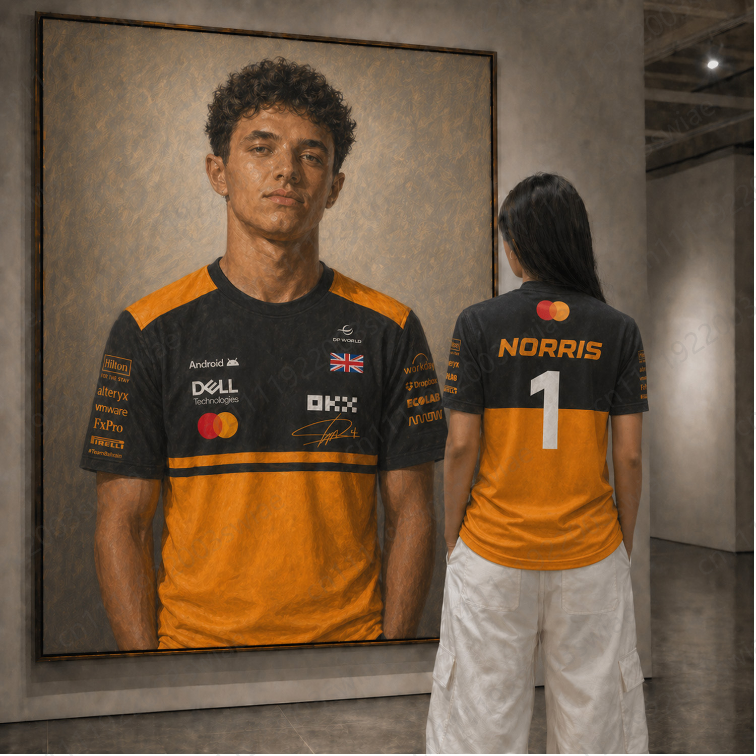 Camiseta de Manga Corta Norris 1 Racing Jersey 2026, Nueva Colección de Verano, Unisex, Diseño Deportivo, Estilo Urbano, para Niños/Adultos