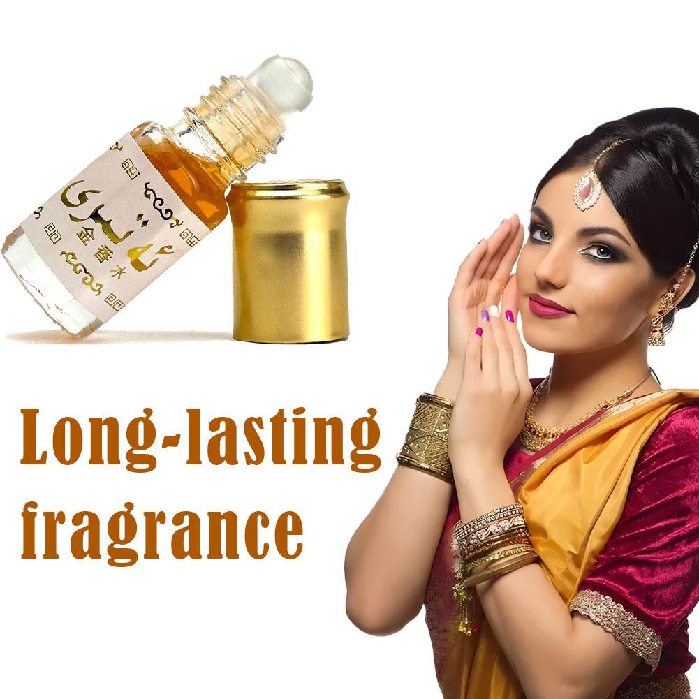 1/3/5pcs 3ml Mini Portable Middle East Arab Milky Fragrance Floral Scent Lasting Date Exotic Eau De Toilette Golden Ball Parfum