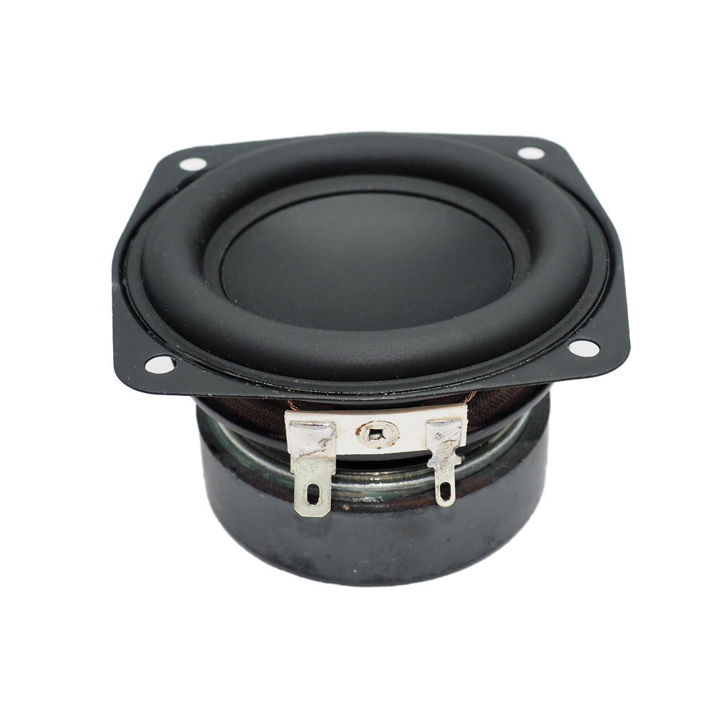 1 Stück 3 Zoll 78 mm Subwoofer-Lautsprecher 4 Ohm 15 W Supper Bass Audio Square Woofer DIY Heimkino Sound Musik Bücherregal Lautsprecher