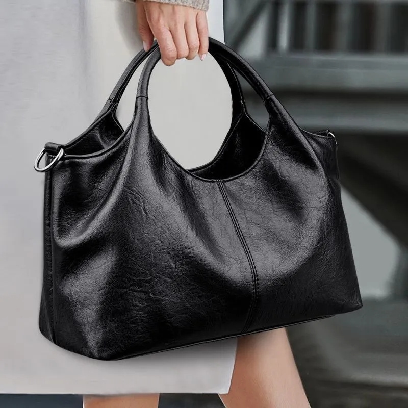 Borsa tote da donna in pelle PU di alta qualità, grande capacità, borsa a tracolla da donna di design, borsa a mano da donna alla moda.
