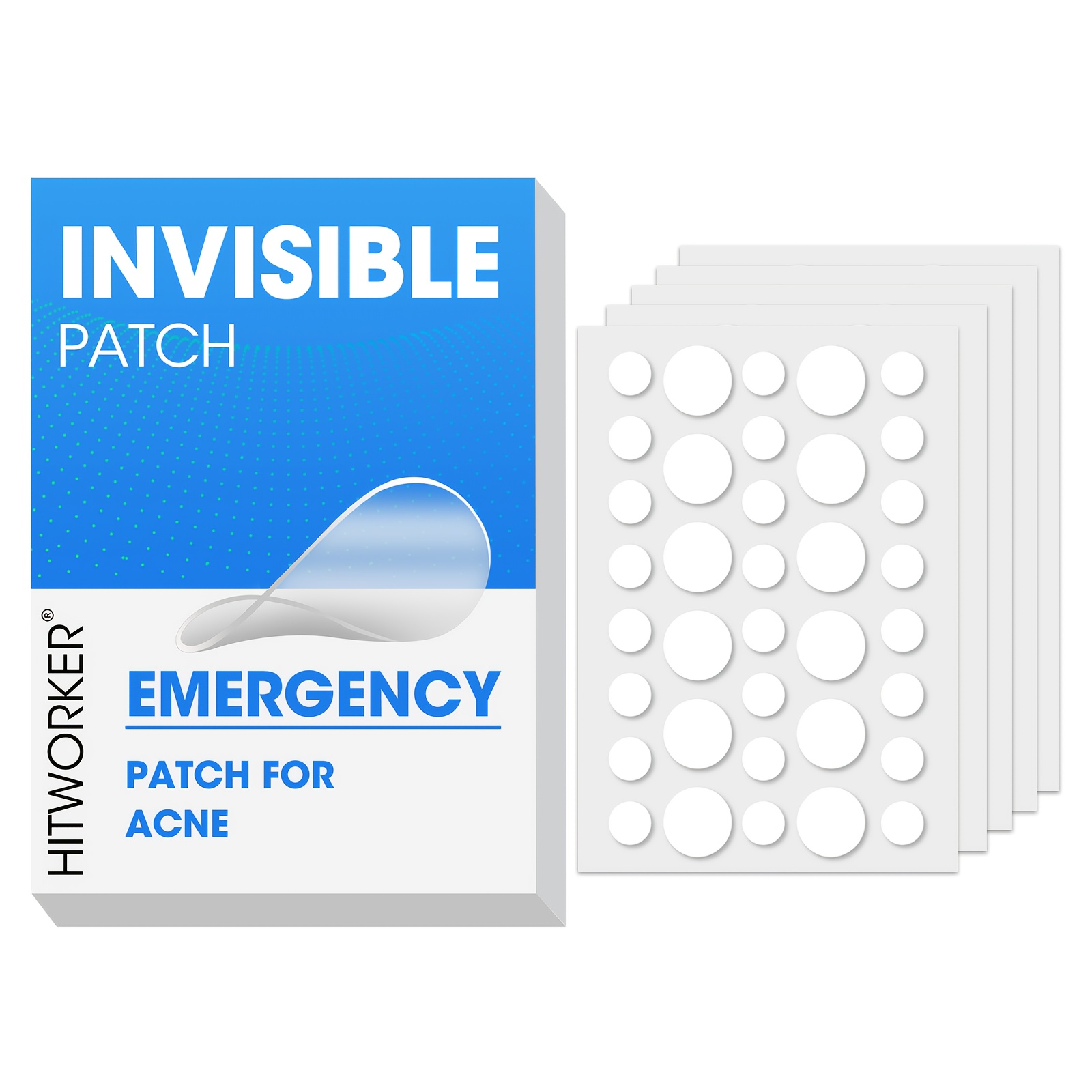 180/360PCS Invisible Acne Veneer Lump Sticker Reduce Acne Cleansing Pores Oil Removal Repair and Smooth Skin Facial Products Var