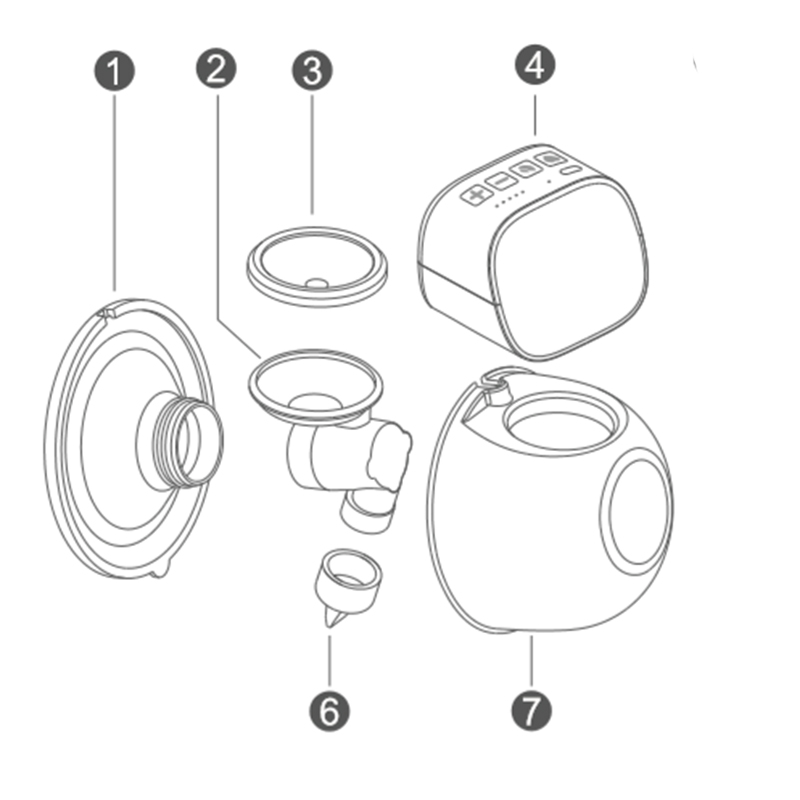 XIMYRA-accesorios para extractor de leche, bridas de silicona, válvula protectora para el pecho, copa de colección de enlazador de diafragma para S9 S10 S12 S13R