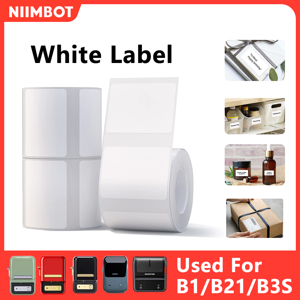 Niimbot этикетка для мини-принтера B1/B21/B3S, портативные термонаклейки для этикеток, самоклеящаяся водонепроницаемая наклейка для изготовления этикеток, новинка
