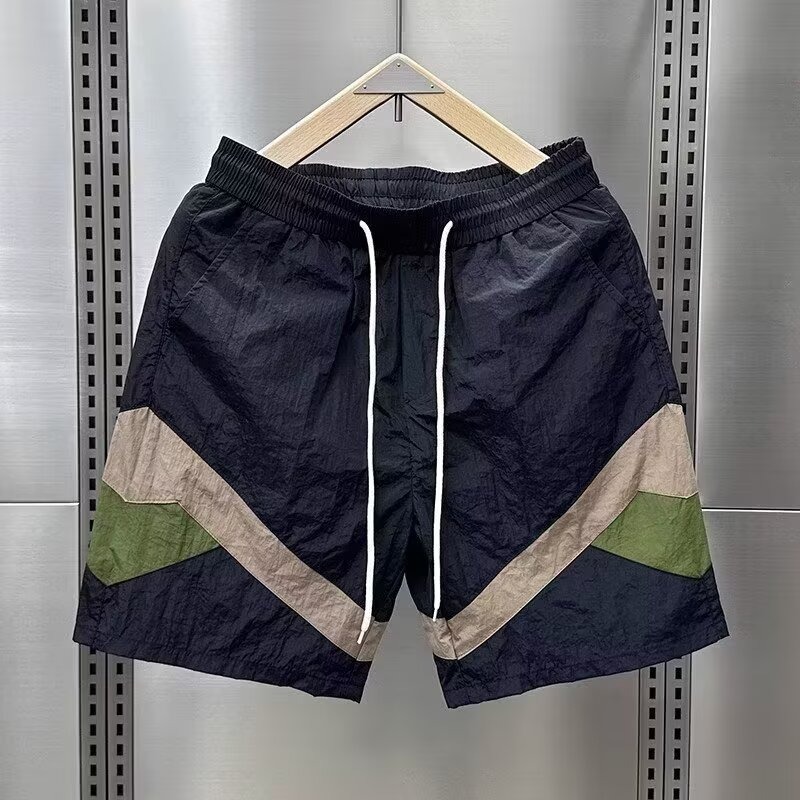 Baggy Jeans Denim Shorts Man Boxing Shorts Men's Clothing Jorts Maccabi Haifa Loose Luxury Brands Man Clothes Y2k