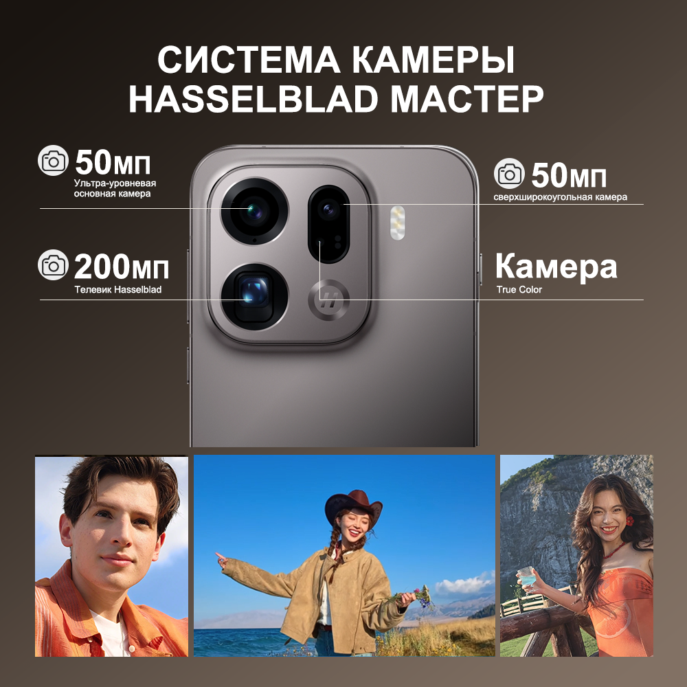 Смартфон OPPO Find X9 Pro 5G с процессором MediaTek Dimensity 9500, 6.78-дюймовым AMOLED-дисплеем, тройной камерой 200 МП, аккумулятором 7500 мАч и быстрой зарядкой 80W SUPERVOOC.