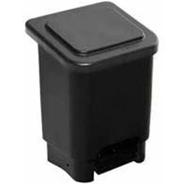 Trash Bin 15L C/ Pedal Black Larplastics