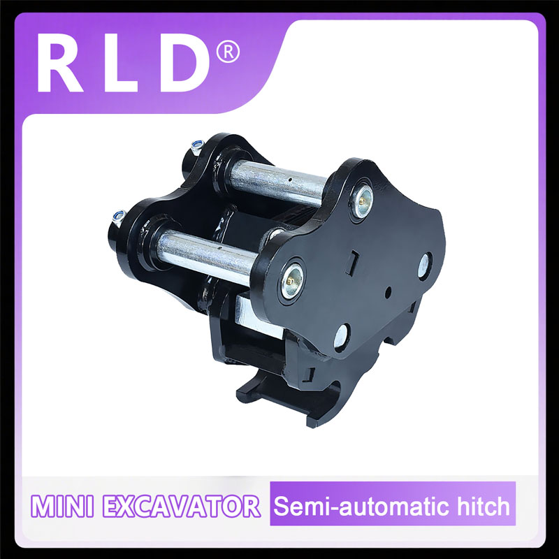 Semi Automatic Quick Change Hitch Backhoe Attachment for 1T-1.5T Mini Excavators Excavator Accessory Quick Hitch Quick Connect