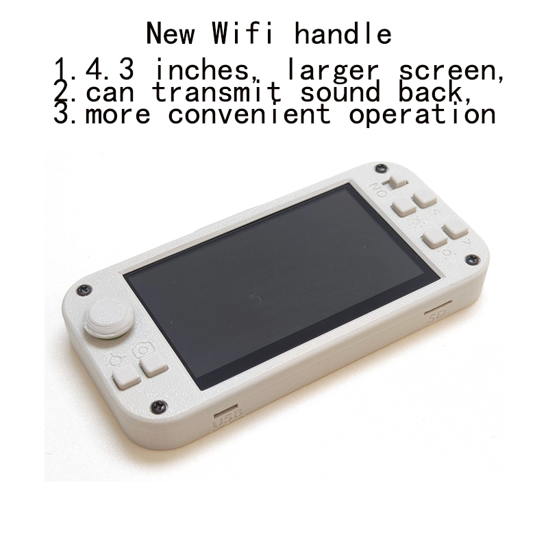 Wifi Video Handle สําหรับตรวจสอบท่อวิดีโอไร้สายรถ RC ถังกล้อง ESP32 การสแกนรหัสเครือข่ายของเล่น DIY