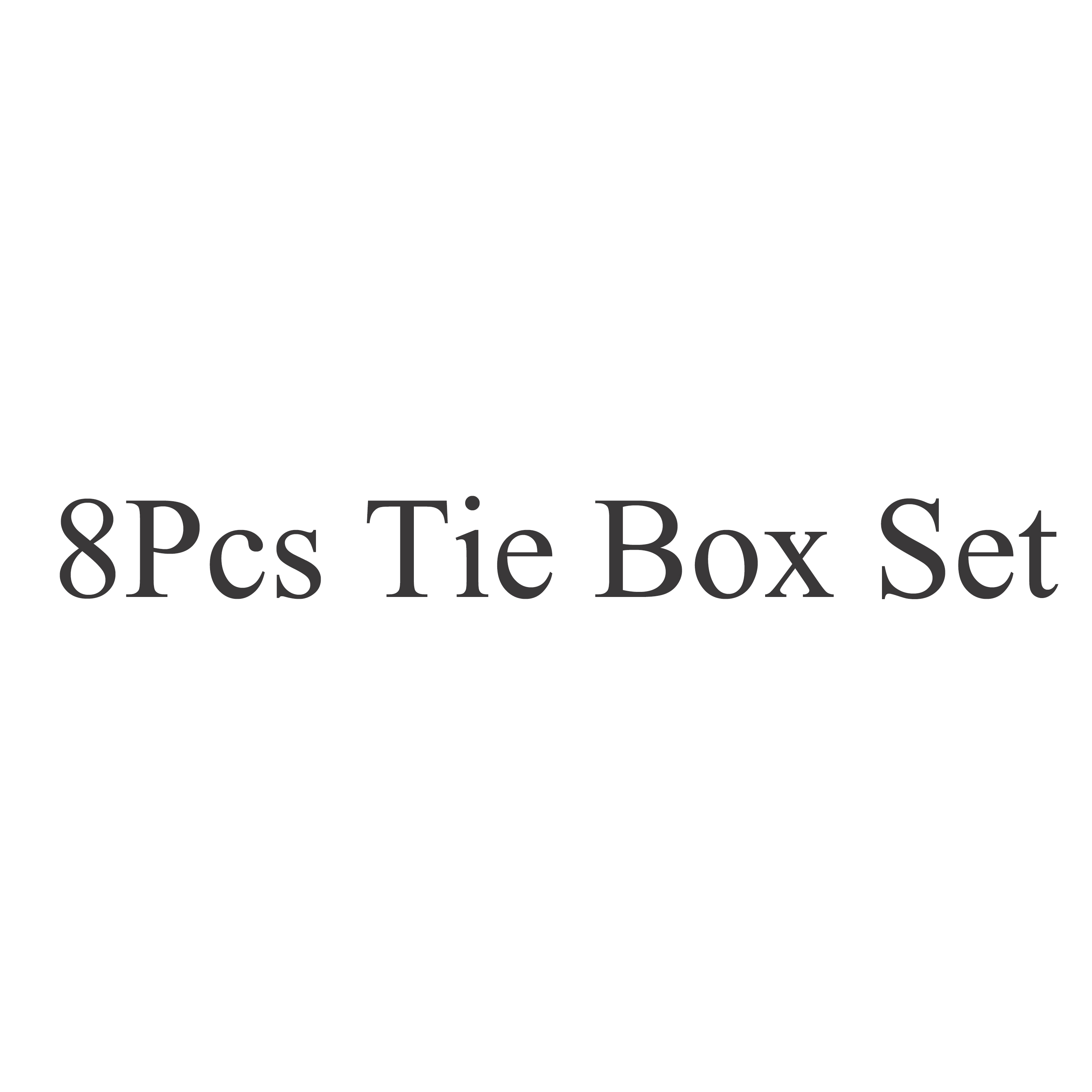 Speciale link voor klantgerichte aanpassing van de Tie Box Set