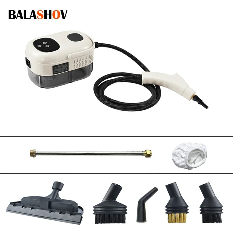 Limpiador a vapor, fregona a vapor de alta presión y temperatura, esterilización, aire acondicionado doméstico manual, capó de cocina, lavadora de coche
