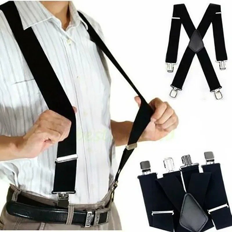 Suspensórios elásticos ajustáveis para adultos e crianças-homens mulheres suspensórios conjunto para crianças meninos meninas acessórios de casamento