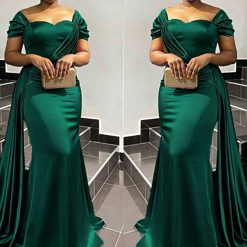 Vestido Maxi Feminino Sexy de Manga Curta com Decote Vazado, Cintura Alta e Modelagem Justa ao Corpo, Cor Sólida, para Primavera
