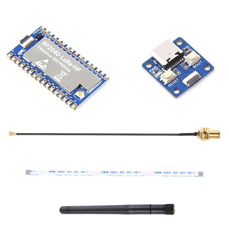 RP2040-Lora HF-Entwicklungs platine Kit Adapter platine sx1262 850-930MHz Entwicklungs platine unterstützt gfsk lora