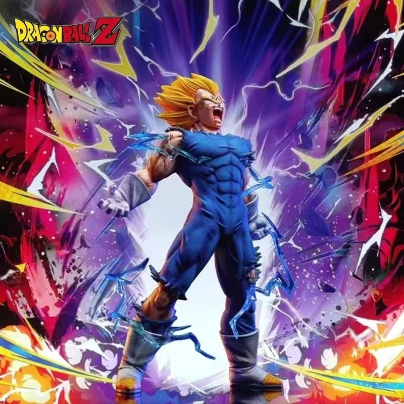 27 см Dragon Ball Z Majin Vegeta аниме фигурка саморазрушающаяся Super Saiyan фигурки героев ПВХ статуя фигурка модель игрушки подарок