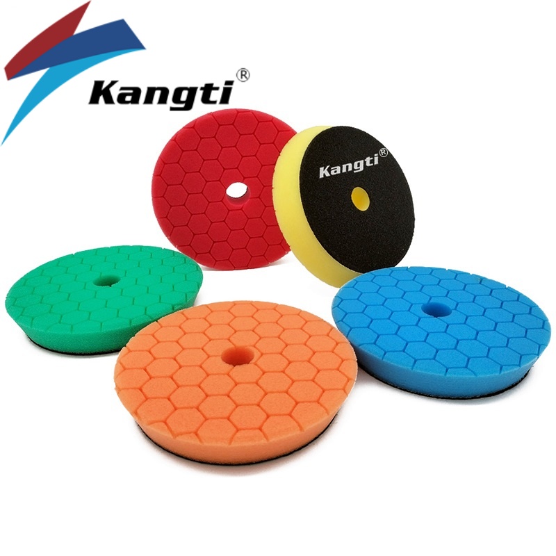 Tampone per lucidatura per auto da 3/5/6 pollici Tamponi per lucidatura in schiuma Germania Disco in spugna per lucidatrici DA / RO professionali