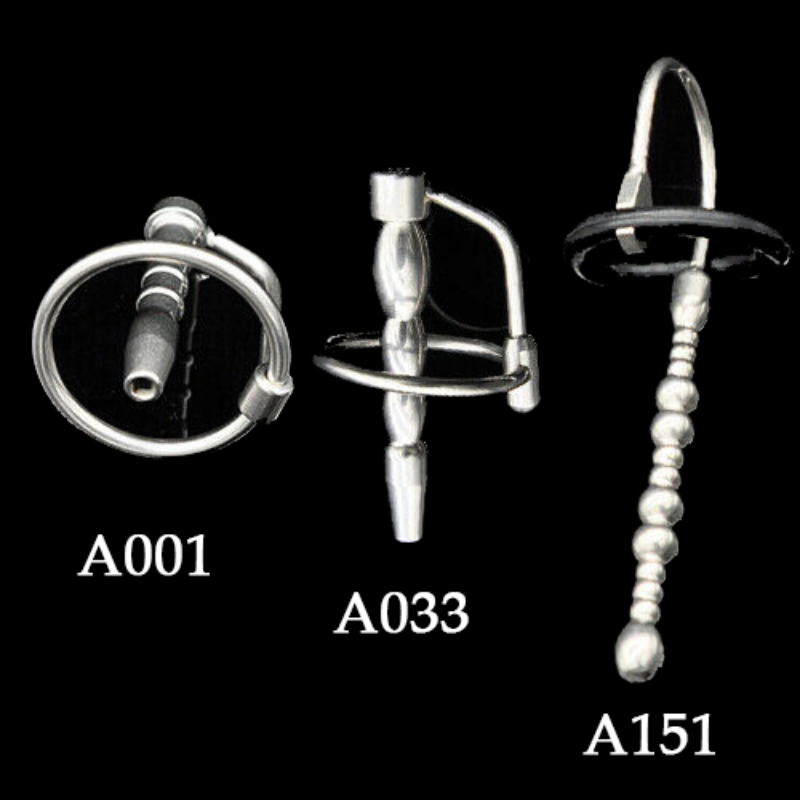 Männlich Edelstahl Hohl Harnröhren Dilatator Sounding Penis Plug mit Eichel Ring Keuschheit Bahre Sound Erwachsene Sex Spielzeug für Männer