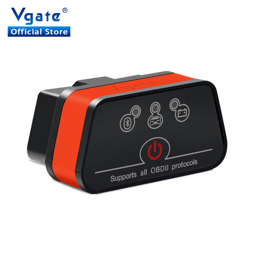 Vgate iCar2 BT3.0 車載OBD2スキャナー ELM327 V2.2 Bluetooth 3.0 コード読み取り診断ツール Android OBDII ELM 327 ODB2 自動車ツール