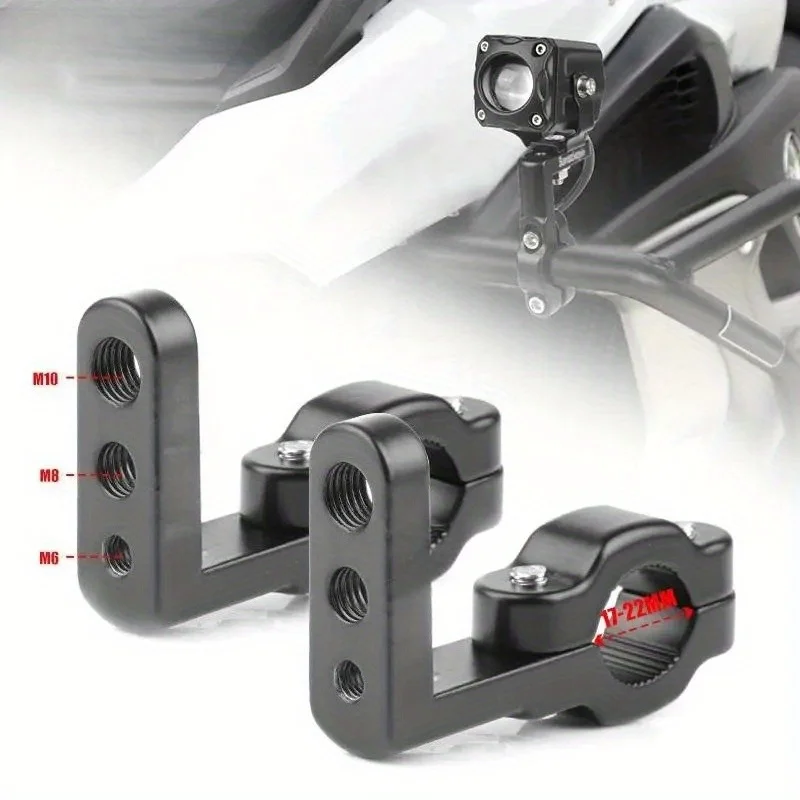 Kit Universal de soporte de Clip para faro de coche y motocicleta, 1/2 Uds., luz LED de trabajo, instalación de poste para camión, coche, ATV, motocicleta