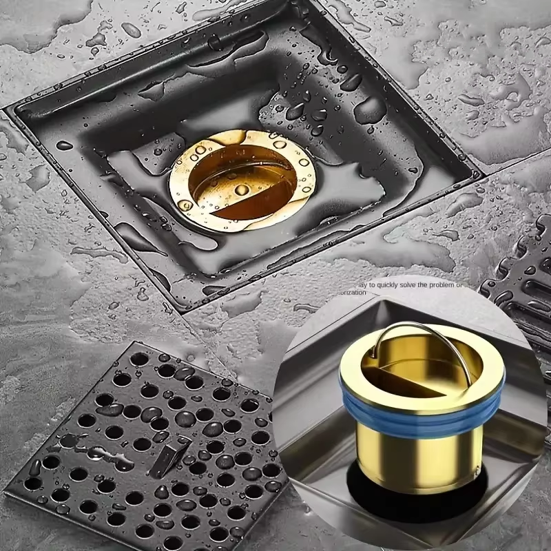 1 pièce Filtre de vidange d'eau pour sol, bouchon de siphon anti-odeur et anti-nuisibles pour évier, accessoires de cuisine et salle de bain