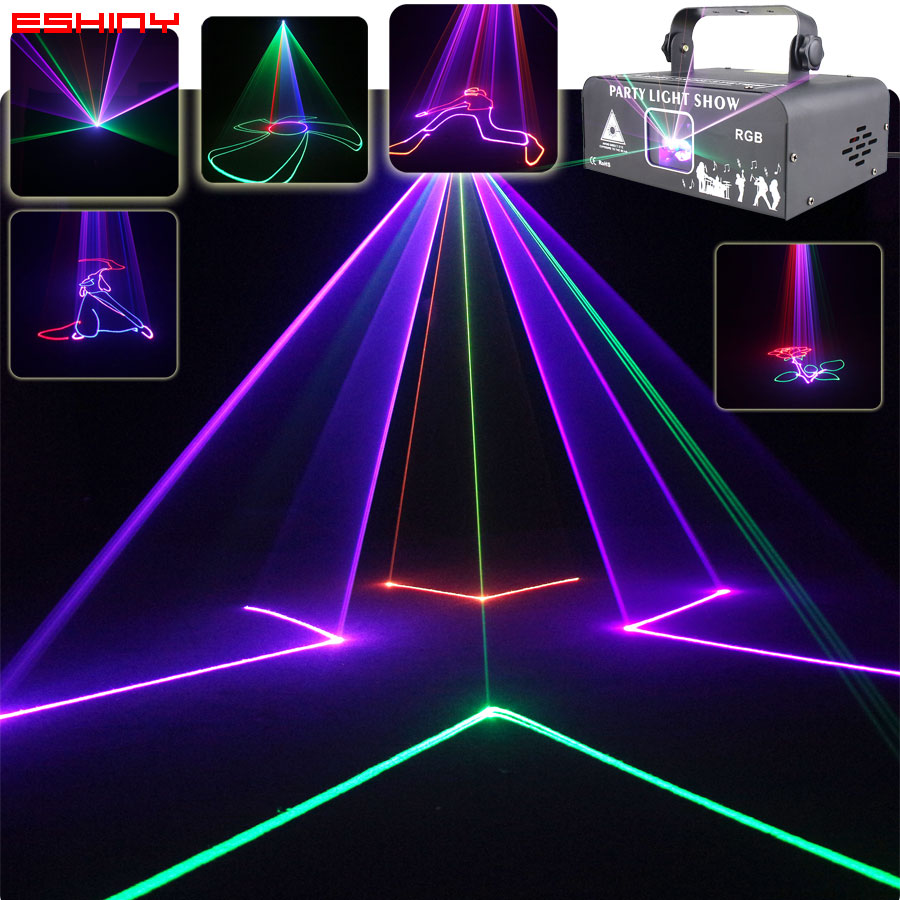 DM500 Animation RGB faisceau Laser lignes scène Disco lumière DJ fête modèle projecteur scans DMX danse Bar spectacle de noël G21