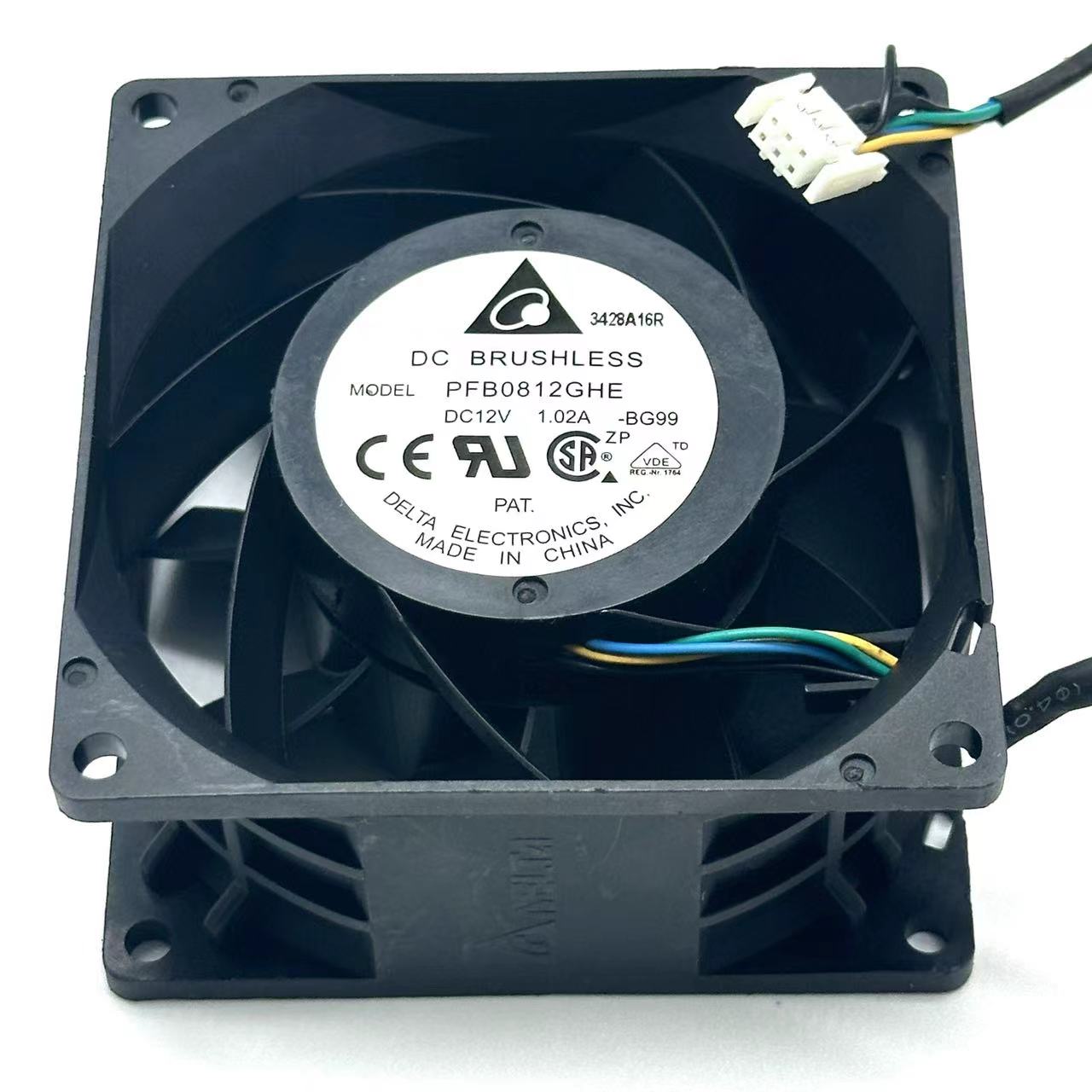 Delta Electronics-ventilador de refrigeración para servidor, PFB0812GHE BG99 ML310e Gen8 V2 686749-001 DC 12V 1.02A 80x80x38mm