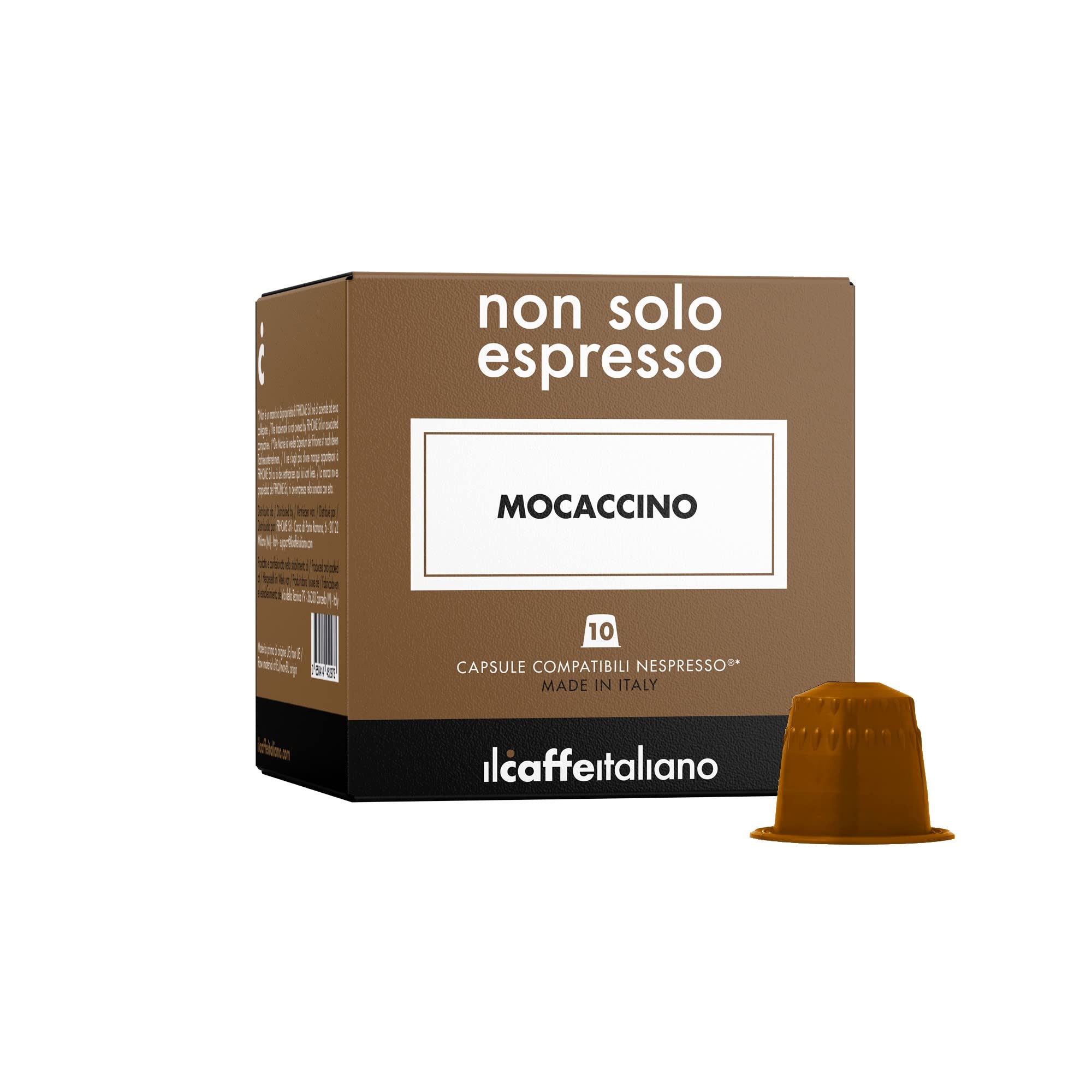80 Mocaccino Kapseln - Italienischer Kaffee - Nespresso-kompatible Kapseln ®