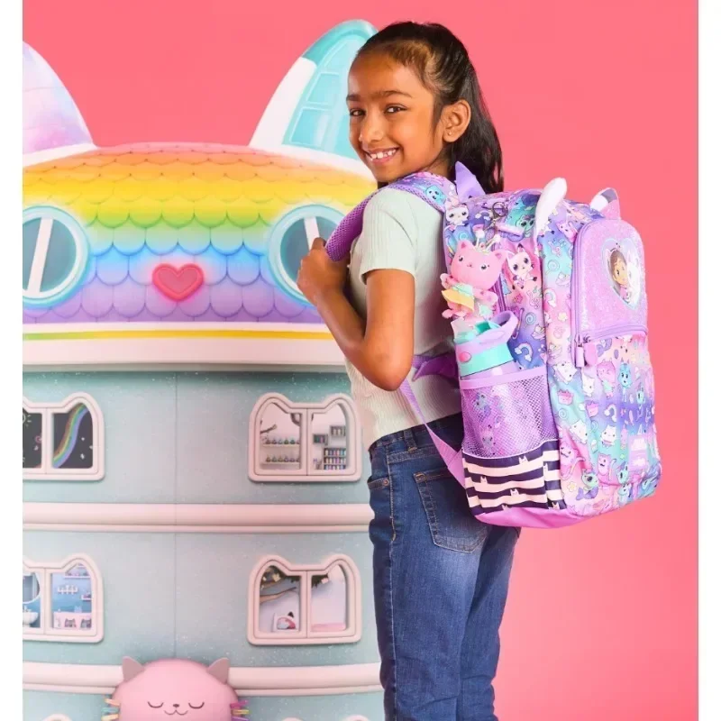 Tas Ransel Pelajar Klasik Gabby Dollhouse Asli Australia 42cm X 30cm Tas Makan Siang Tempat Pensil