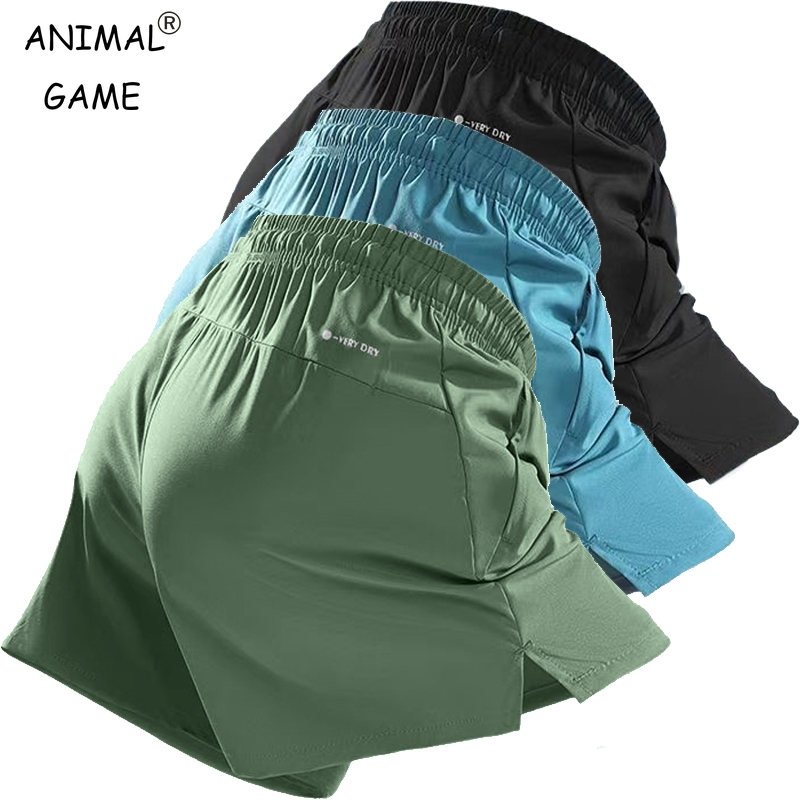 Verão dos homens de fitness leve casual bolsos shorts básico cor sólida streetwear calças curtas jogging praia shorts