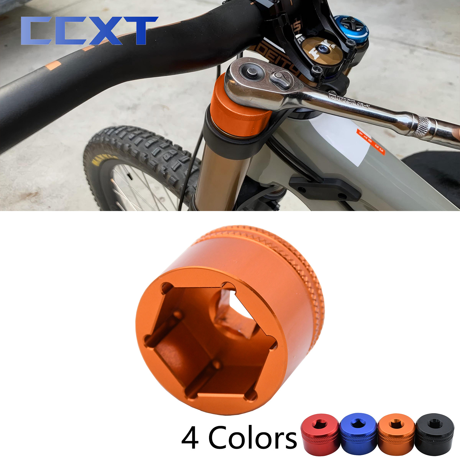 Ferramenta de soquete para garfo de bicicleta, 24mm 26mm 28mm 32mm, compatível com fox garfo float 32 34 36 38 40 para rockshox suntour epixon epicon