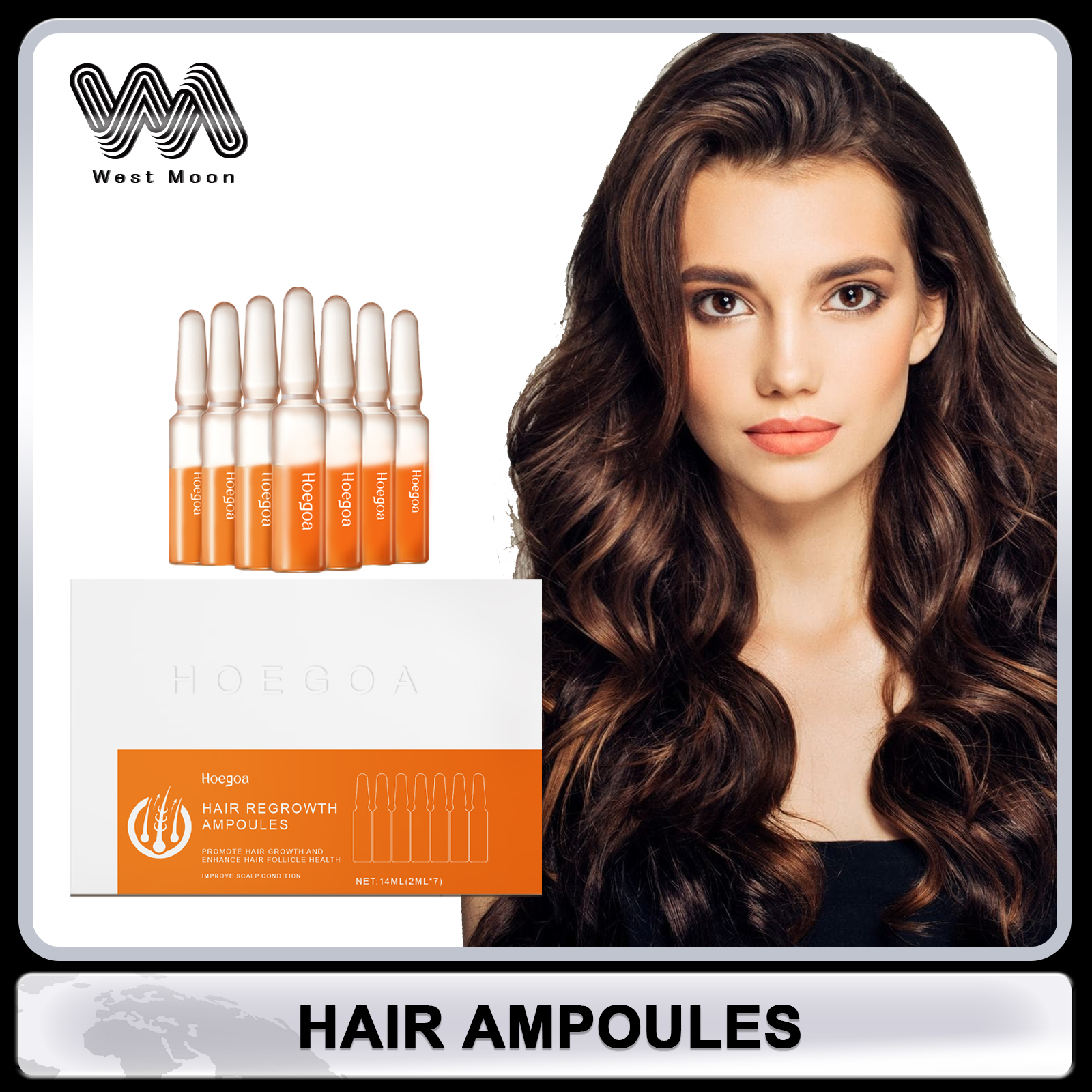 Haarwuchs Ampullen nachwachsen Anti Haarausfall Reparatur Split End trocken geschädigtes Haar ätherisches Öl pflegende Kopfhaut tragbare Haarpflege
