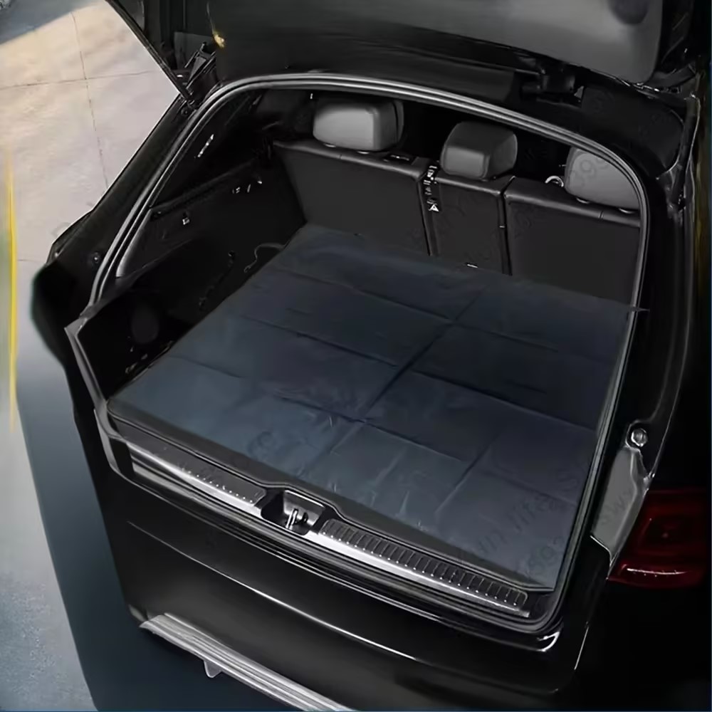 Tapete de Carga Universal Impermeable de Fibra de Poliéster, Forro de Equipaje Portátil a Prueba de Polvo, Tapete para Mascotas para Protección del Maletero de Automóviles y SUV