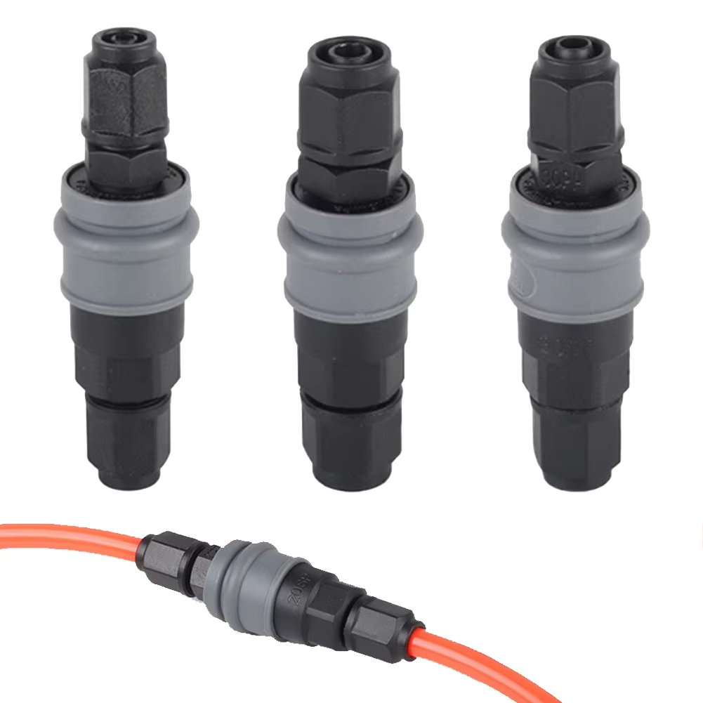 Selbstverriegelnde Schnellverbinder für Kompressor-Pneumatikanschlüsse 8/10/12mm Pneumatische Selbstverriegelnde Schnellverbinder
