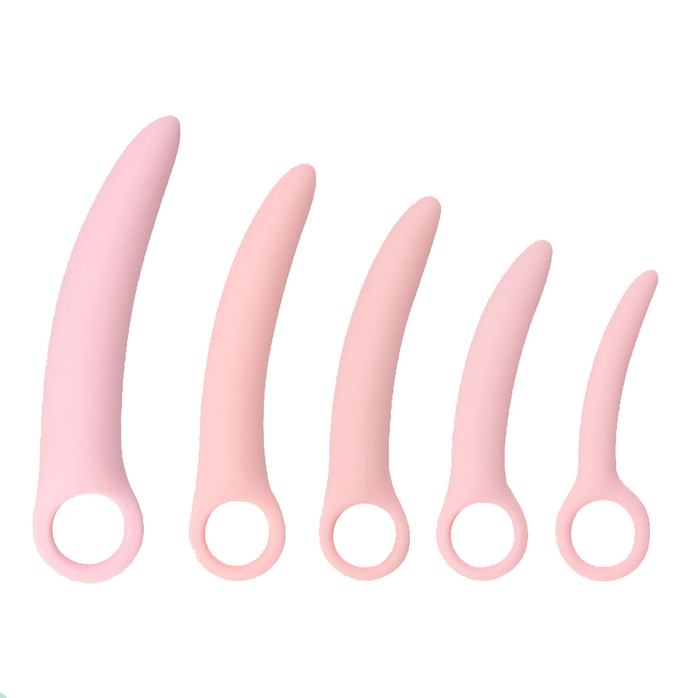 Dilator vagina vagina dilator vagina plug vagina wanita anal dilator merah muda anal steker latihan masturbator pria