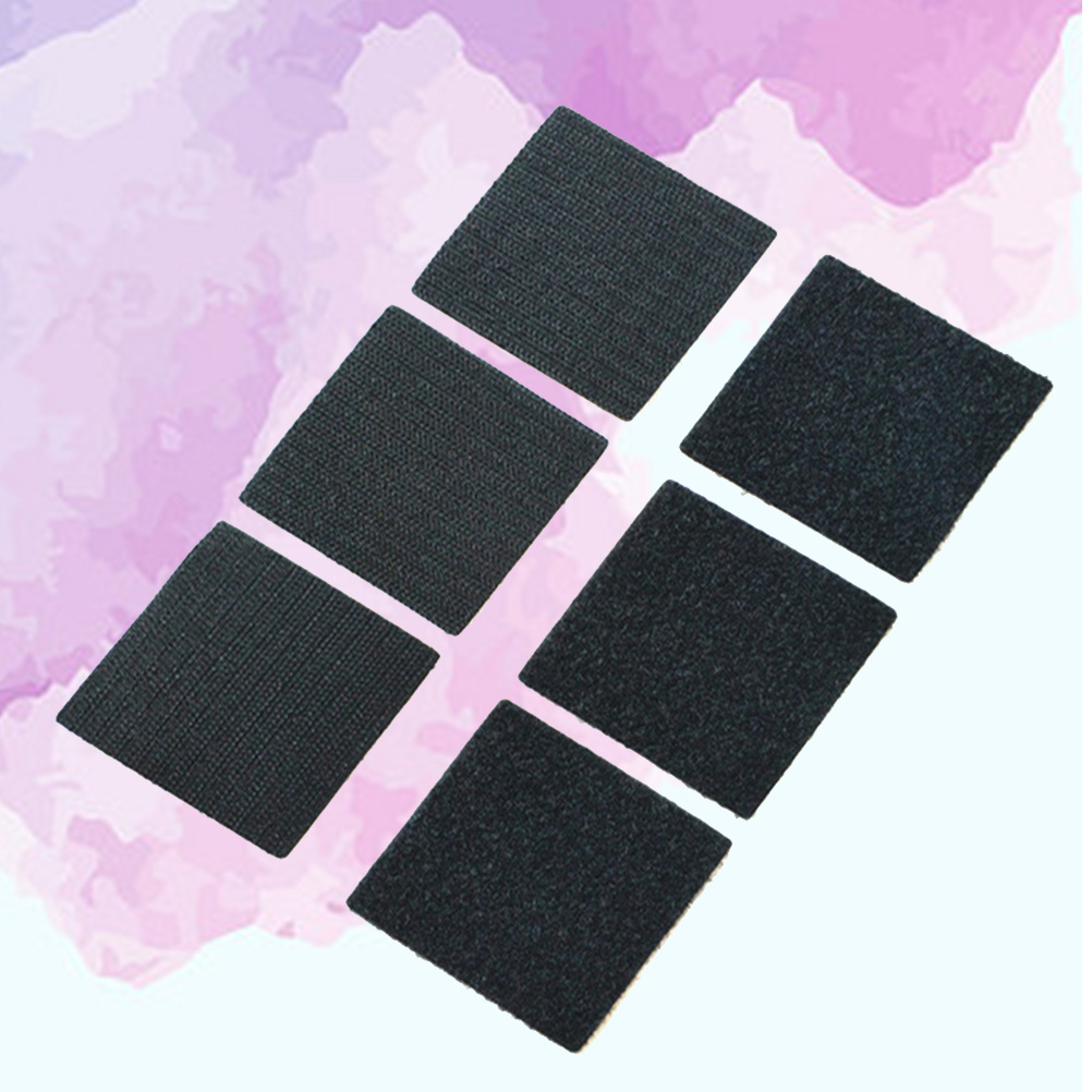 30Pcs Hook and Loop Pads Non-Slip Carpet Gripper for Corners Edges Anti-Curling Area Rug Holder for Hardwood Tile