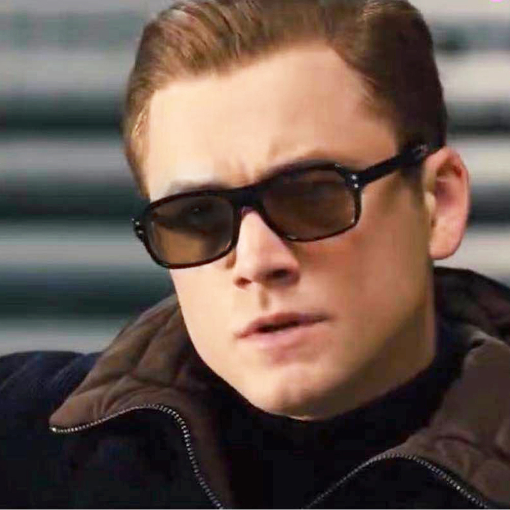 Мужские квадратные солнцезащитные очки Kingsman, солнцезащитные очки с защитой UV400, поляризационные антибликовые очки для вождения автомобиля, очки для ночного гида