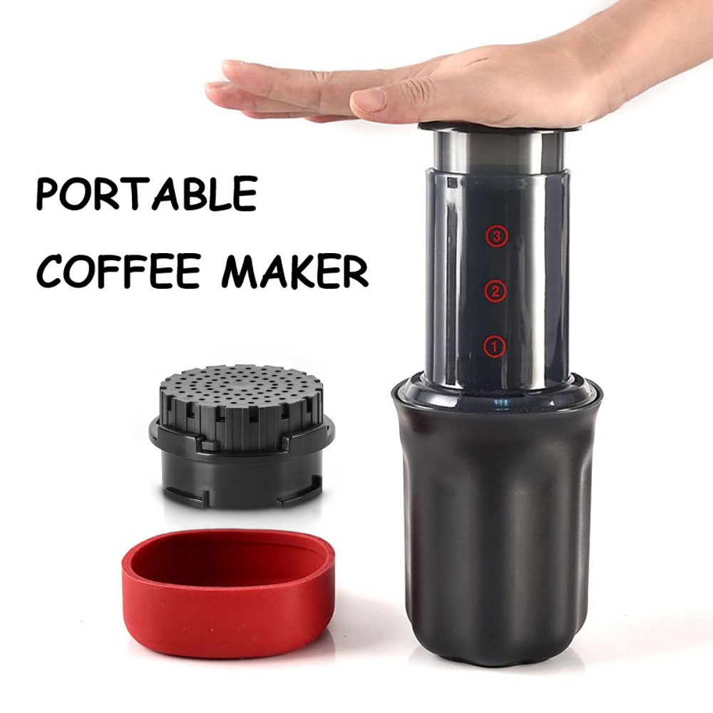 Nouveau 250ml cafetière expresso Machine Portable café presse française cafetière avec filtre papier Kit barre ensemble pour AeroPres