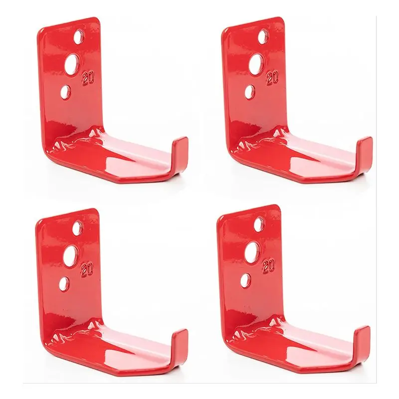 [B24B!】 4 Pack  Bracket  Mounts & Brackets Universal Red Up To 20 Lbs