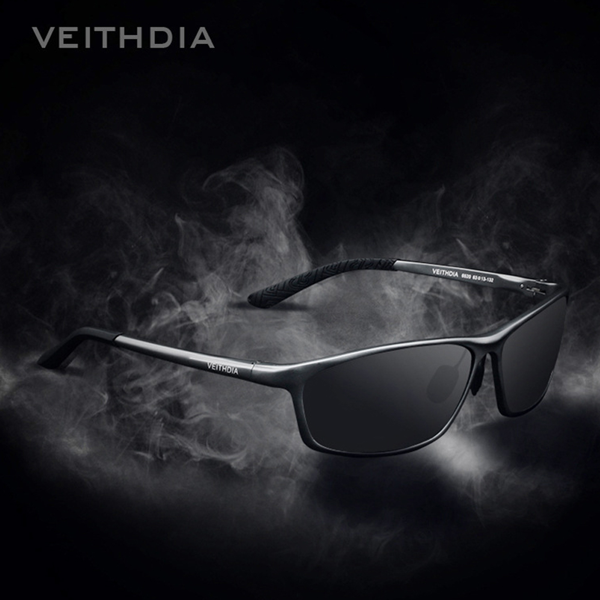 VEITHDIA lunettes de soleil en aluminium hommes polarisées UV400 lentille Sport en plein air conduite lunettes accessoires lunettes de cyclisme pour homme 6520