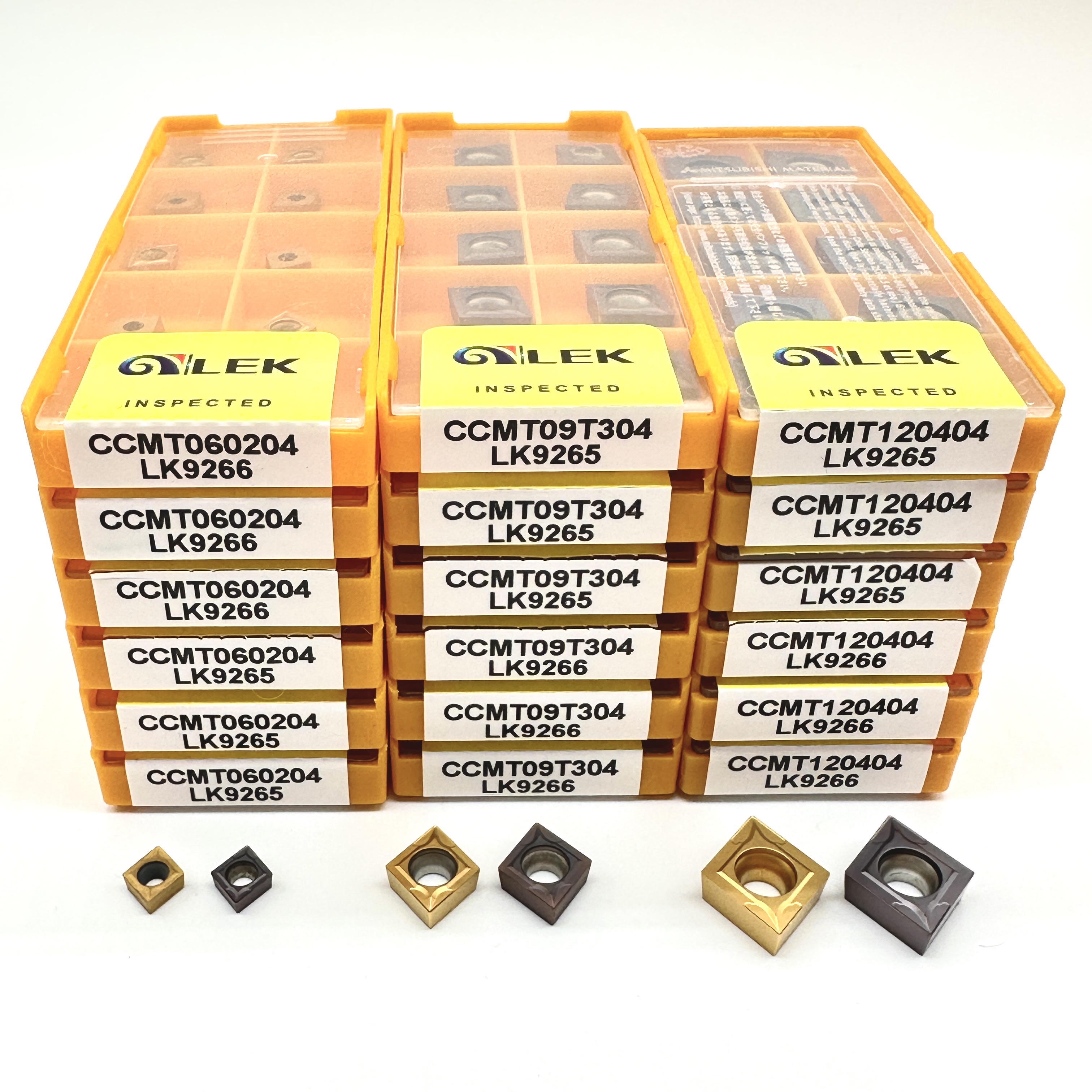Insertos de Carburo para Torneado Interno CCMT060204 CCMT09T304 CCMT120404, Herramienta de Torno de Alta Calidad, Inserto de Torneado CNC para Procesamiento de Acero