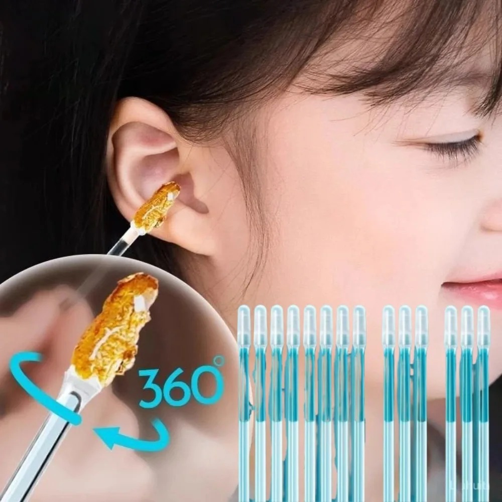 Pelle d'oreille collante, outil de creusement d'oreille, nettoyage de cire d'oreille, spécial ne fait pas mal, cuillère à creuser l'oreille, coton-tige