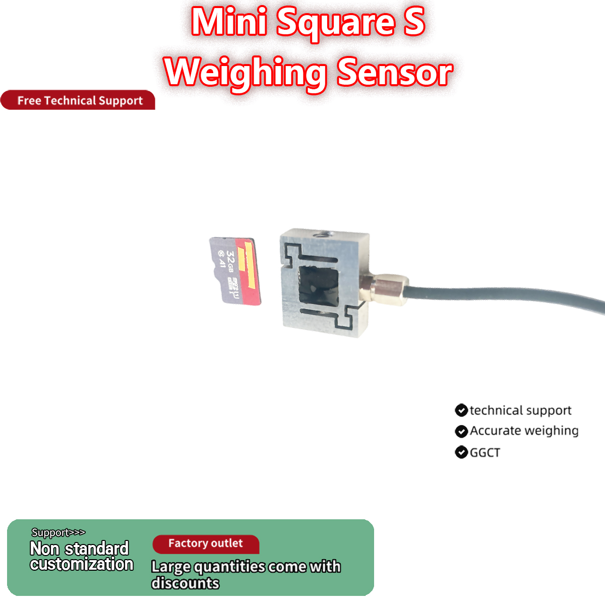 Set Celle di Carico Tipo S da 5kg-50kg e Indicatore/Controller IP66 Impermeabile, Sensore di Tensione per Sistemi di Pesatura Industriale