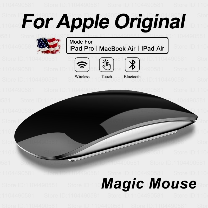 Multi-Touch Surface Magic Mouse สําหรับ APPLE Original MacBook Pro Air MINI แล็ปท็อปแท็บเล็ตพีซี iPad Bluetooth 5.0 ไร้สาย