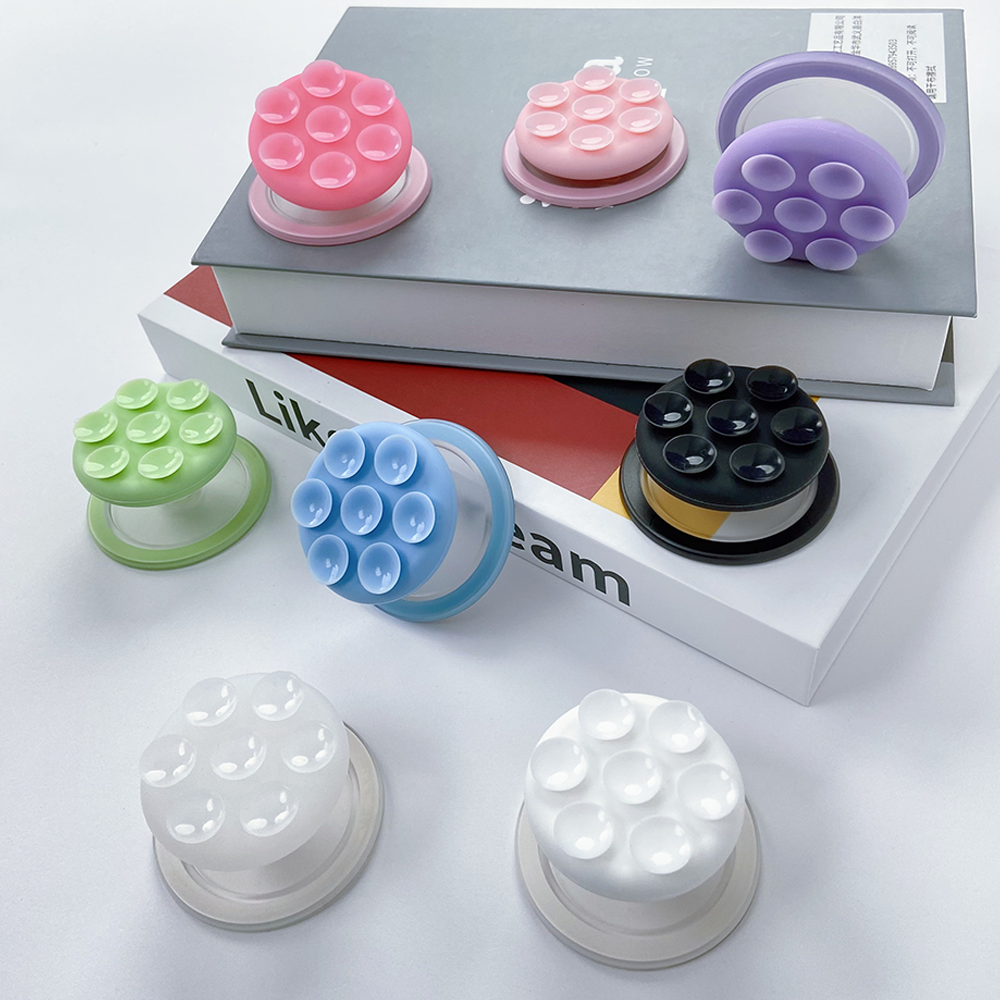 Grippopso universal ventosa magnética suporte do telefone espelho chuveiro silicone sucção caso do telefone aperto suporte para iphone