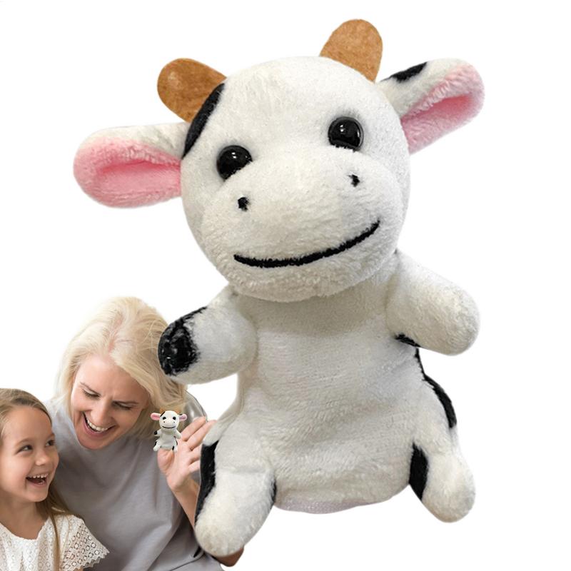 Marionnettes familiales à doigts pour tout-petits, marionnettes à main en peluche douce, petites figurines de ferme, jouet, petite histoire, cadeaux de fête pour garçons et enfants