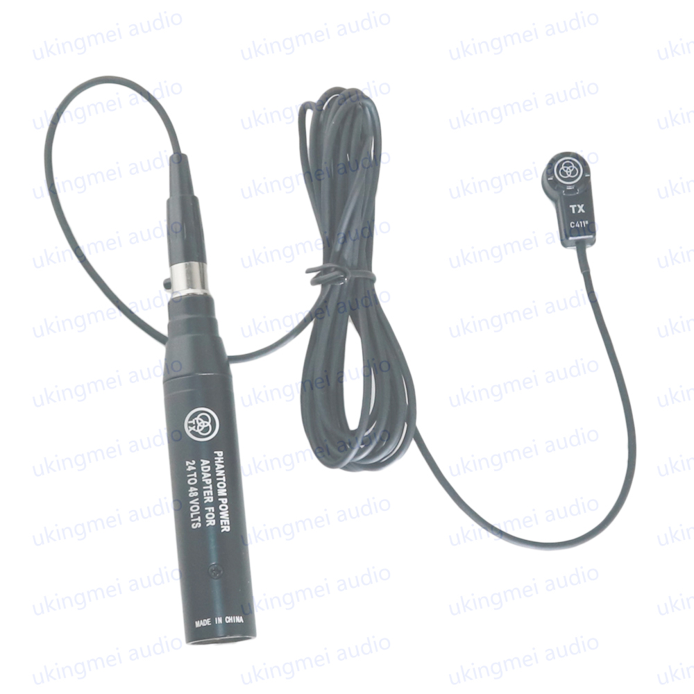 Contact Condenser Vibration Microphone for Musical Instrument Acoustic Pickup System Suitable for Violin Guitar Double Bass Etc