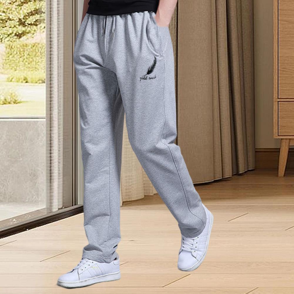 Stilvolle Laufhose schrumpf feste Männer Sport laufen lange Hosen Taschen 3d schneiden männliche Hosen tägliche Kleidung