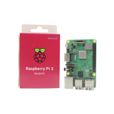Raspberry Pi 3ème génération Type B officiel britannique fabriqué 3B 3B + Raspberry Pi carte de développement Bluetooth WiFi Kit apprentissage