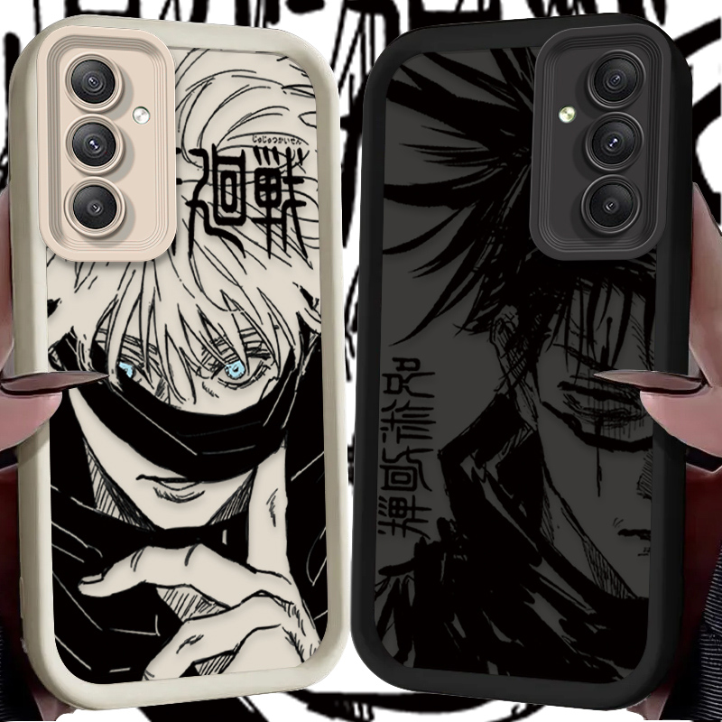 Anime Jujutsu Kaisen Phone Case for Samsung Galaxy S24 S23 S22 S21 Ultra Plus FE A54 A34 A14 A73 A53 A33 5G Soft Silicone Cover