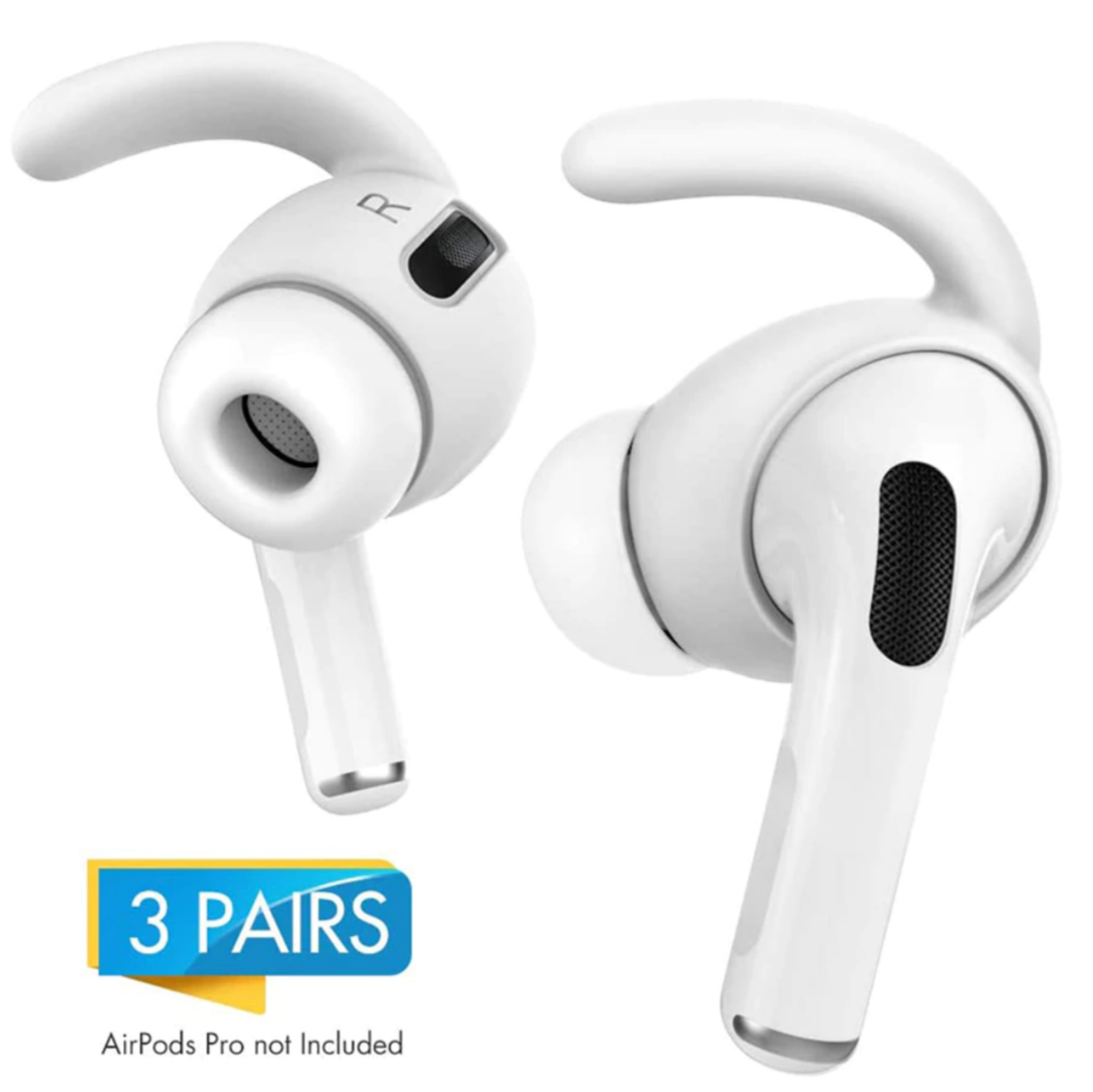 Coussinets d'écouteurs en Silicone pour iPhone, AirPods Pro, crochet d'oreille, 3 paires, taille unique