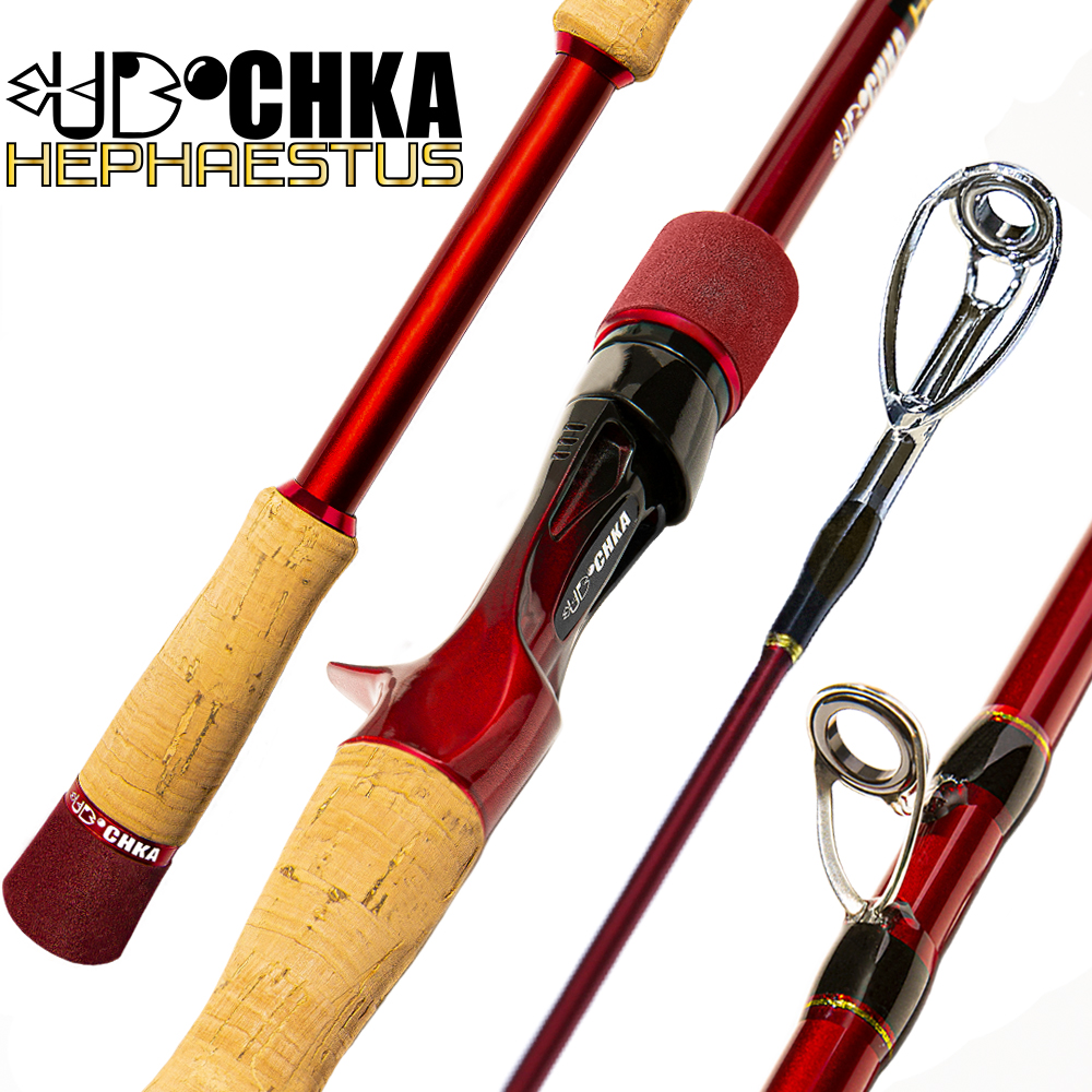 UDOCHKA "Hephaestus" Spinning / Casting Light Carbon Fishing Rod, 3-4 Parts